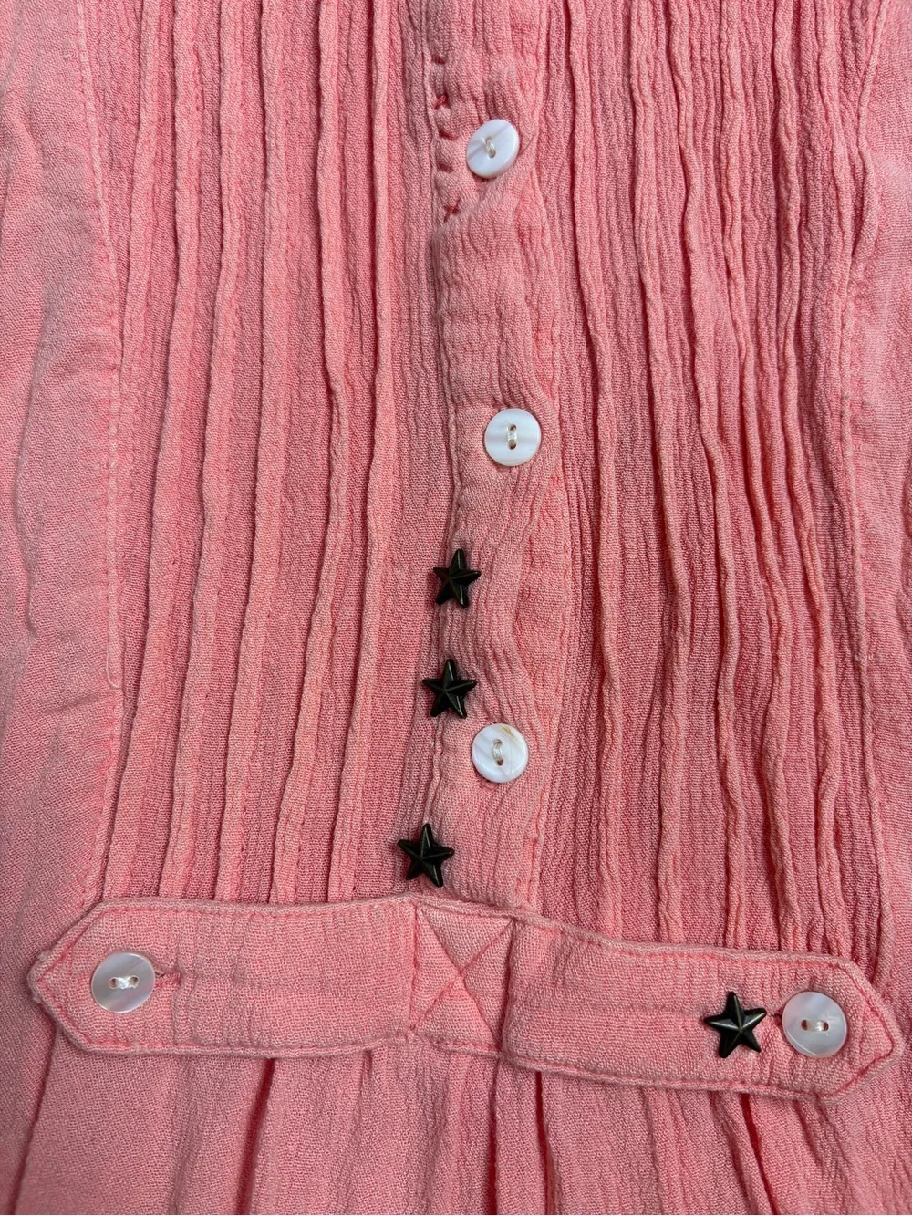 Free People Snap Out Of It Gauzy Tunic Top